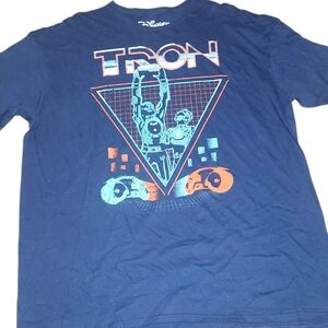 Vintage Disney Tron Navy T-Shirt with Graphic Design Loot Crate